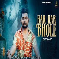 Har Har Bhole New Dak Kawad Song 2023 By Rahul Puhal Poster